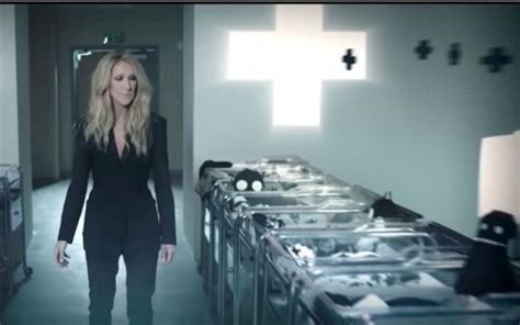 celine dion demonic clorhing line|Celine Dion commercial babies.